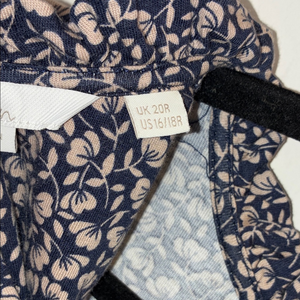 Boden Ditsy Floral Long Sleeve Belted Shift Dress US 16/18 XL - Picture 7 of 8